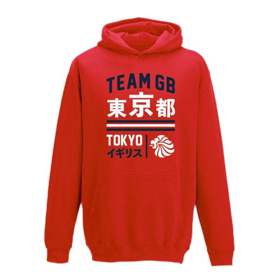 Casual Clothing Frontline | Team Gb Ariake Hoodie Kids Red