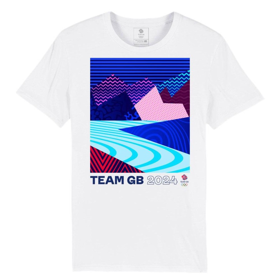 Casual Clothing Inkthreadable | Team Gb Alpine T-Shirt White