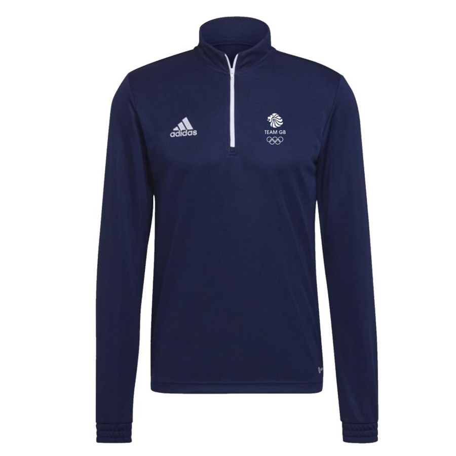 Active Clothing Specialist Sports | Adidas Team Gb Training Top Navy