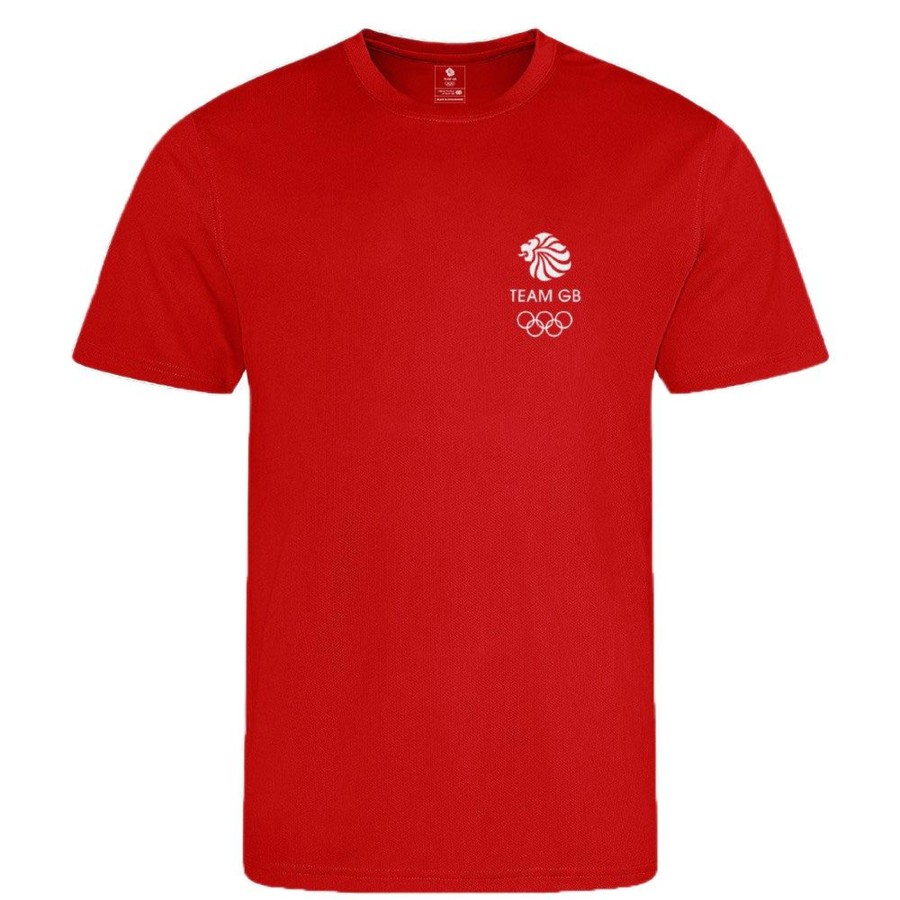 Active Clothing Inkthreadable | Everyday Active Men'S T-Shirt| The Official Team Gb Shop Red