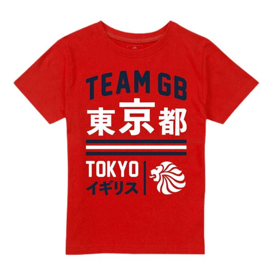 Casual Clothing Frontline | Team Gb Ariake T-Shirt Kids Red