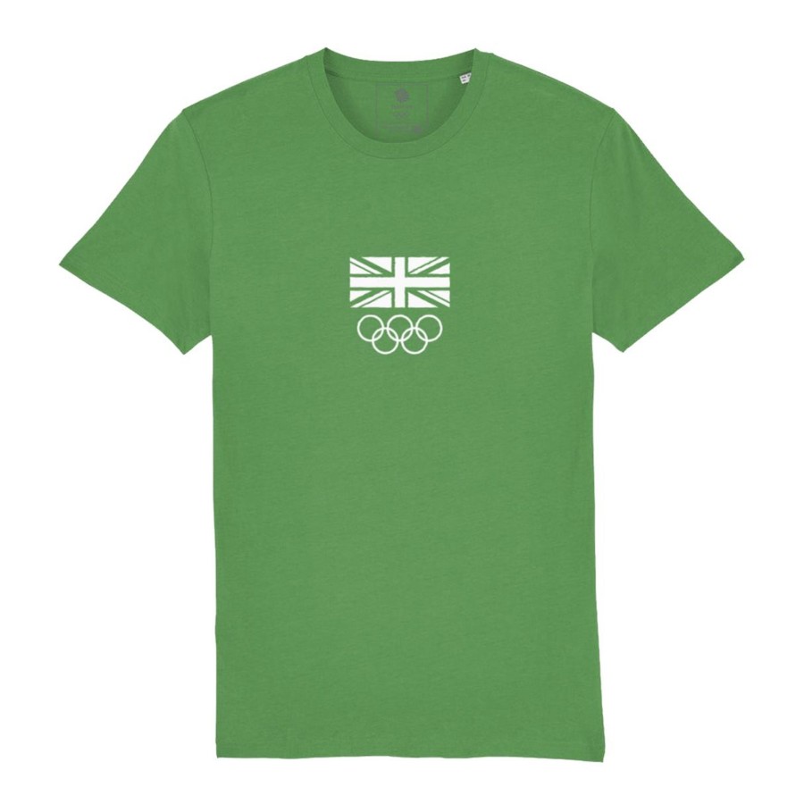 Casual Clothing Inkthreadable | Team Gb Small Union T-Shirt Fresh Green