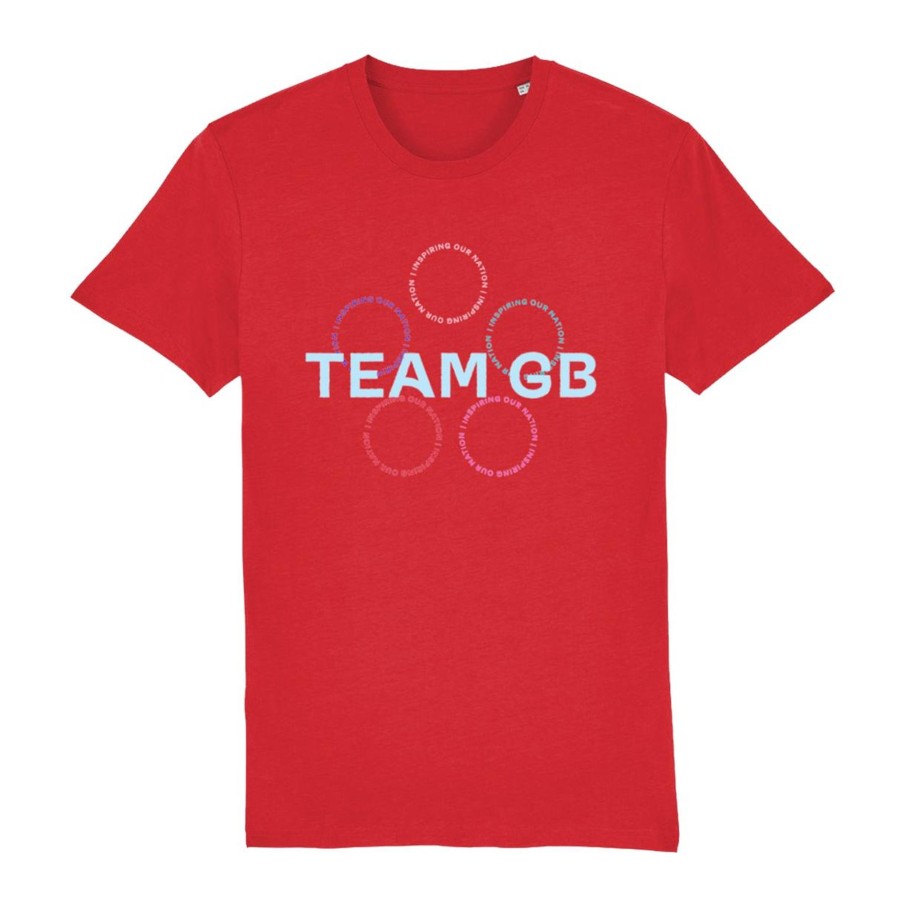 Casual Clothing Inkthreadable | Team Gb Freestyle T-Shirt Red