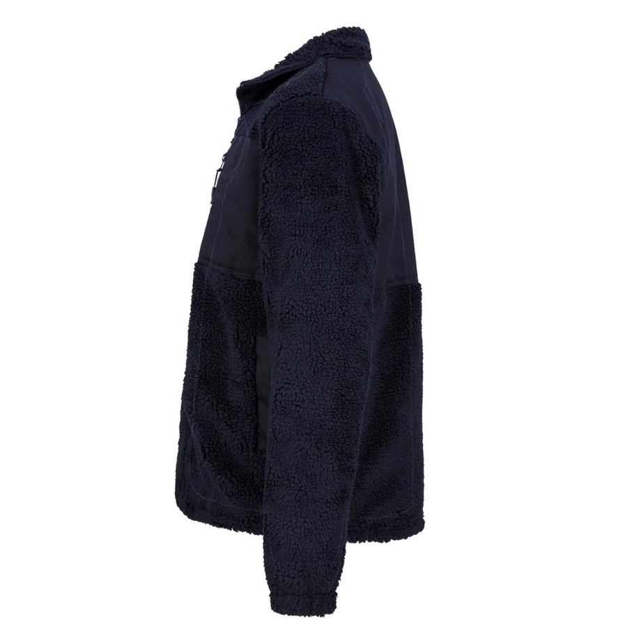 Active Clothing Ralawise | Team Gb Embroidered Navy Sherpa Fleece