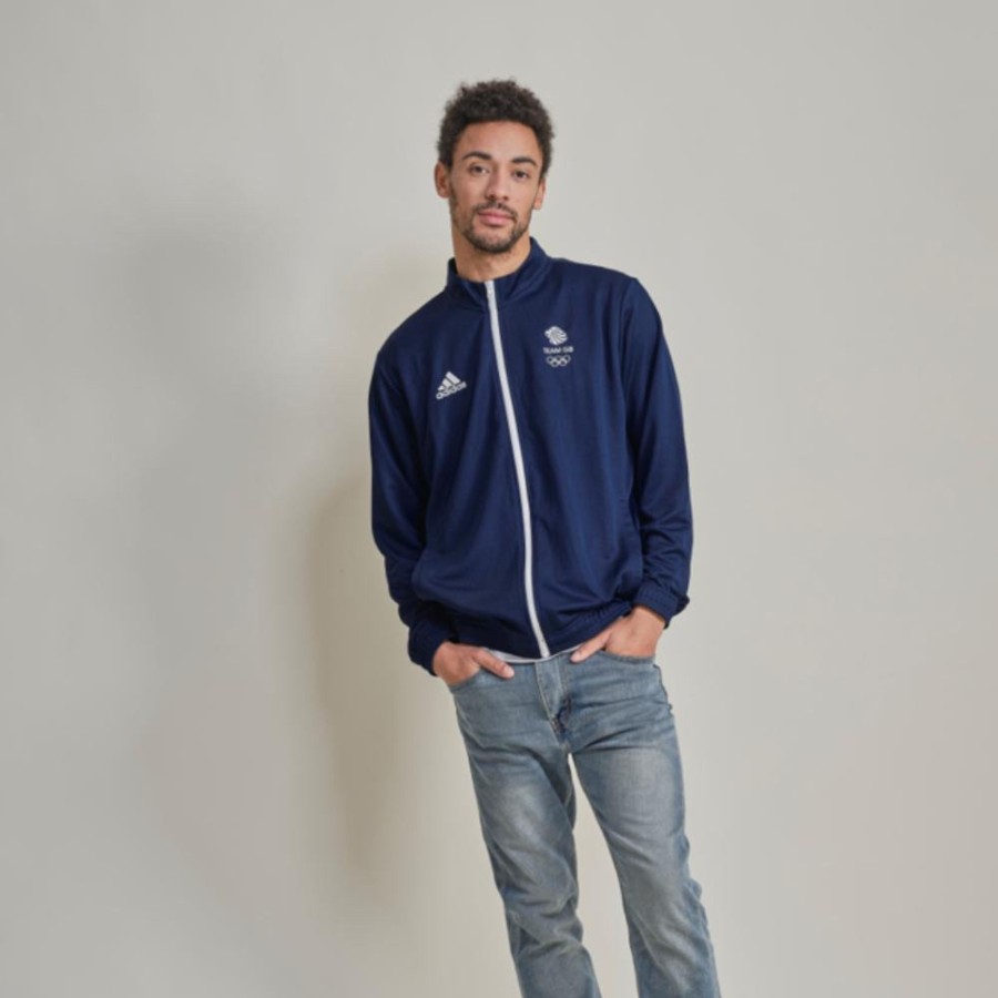 Active Clothing Specialist Sports | Adidas Team Gb Track Jacket Navy