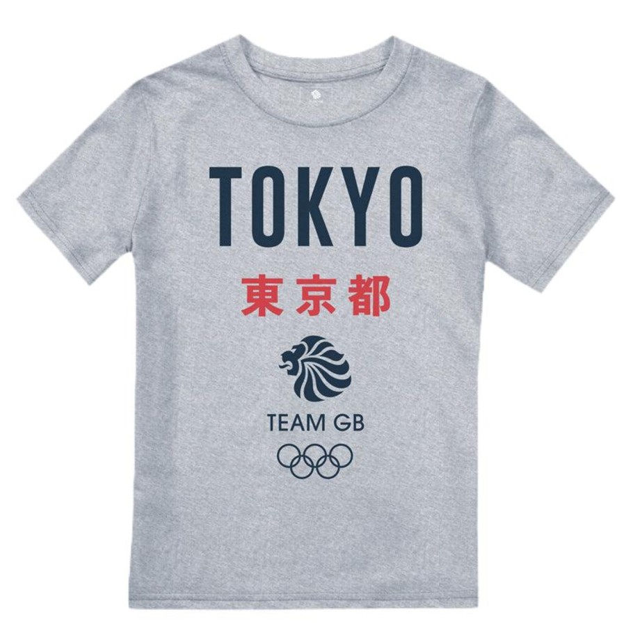 Casual Clothing Frontline | Kasai T-Shirt Kid'S | The Official Team Gb Shop Grey