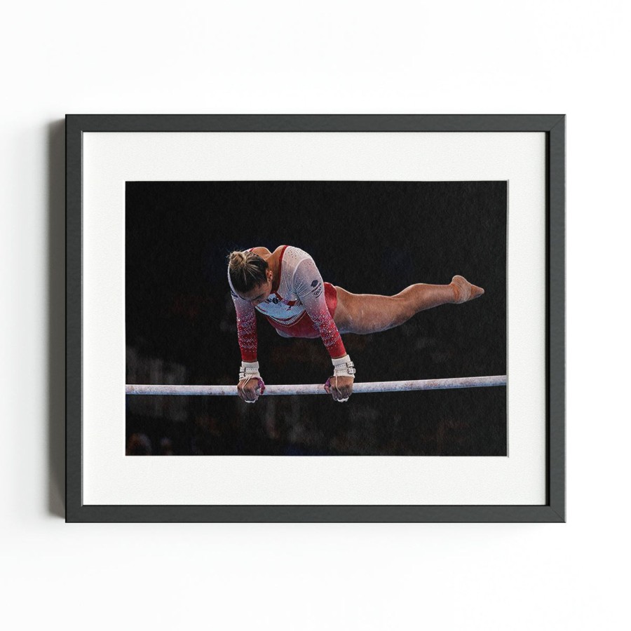 Accessories Team GB | Amelie Morgan Uneven Bars Art Print | The Official Team Gb Shop