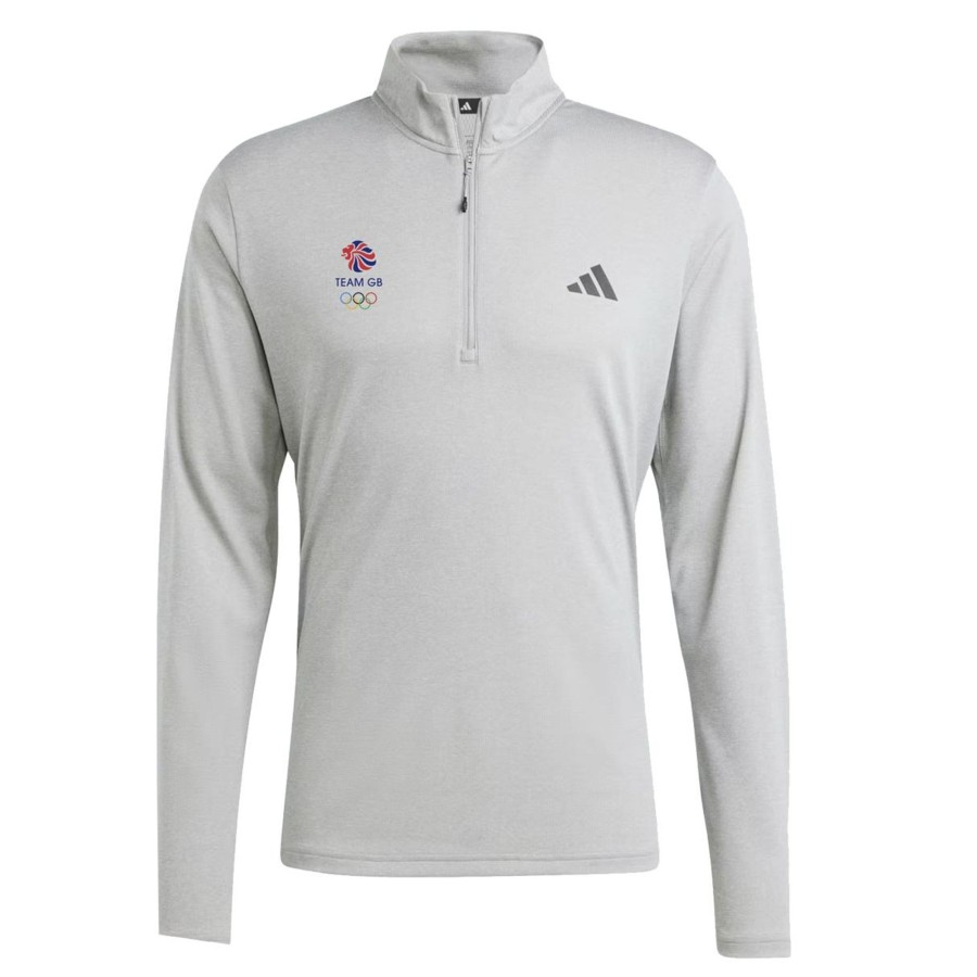 Active Clothing Specialist Sports | Adidas Team Gb Limited Edition Grey Training Top