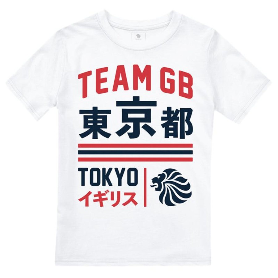 Casual Clothing Frontline | Team Gb Ariake T-Shirt Kids White