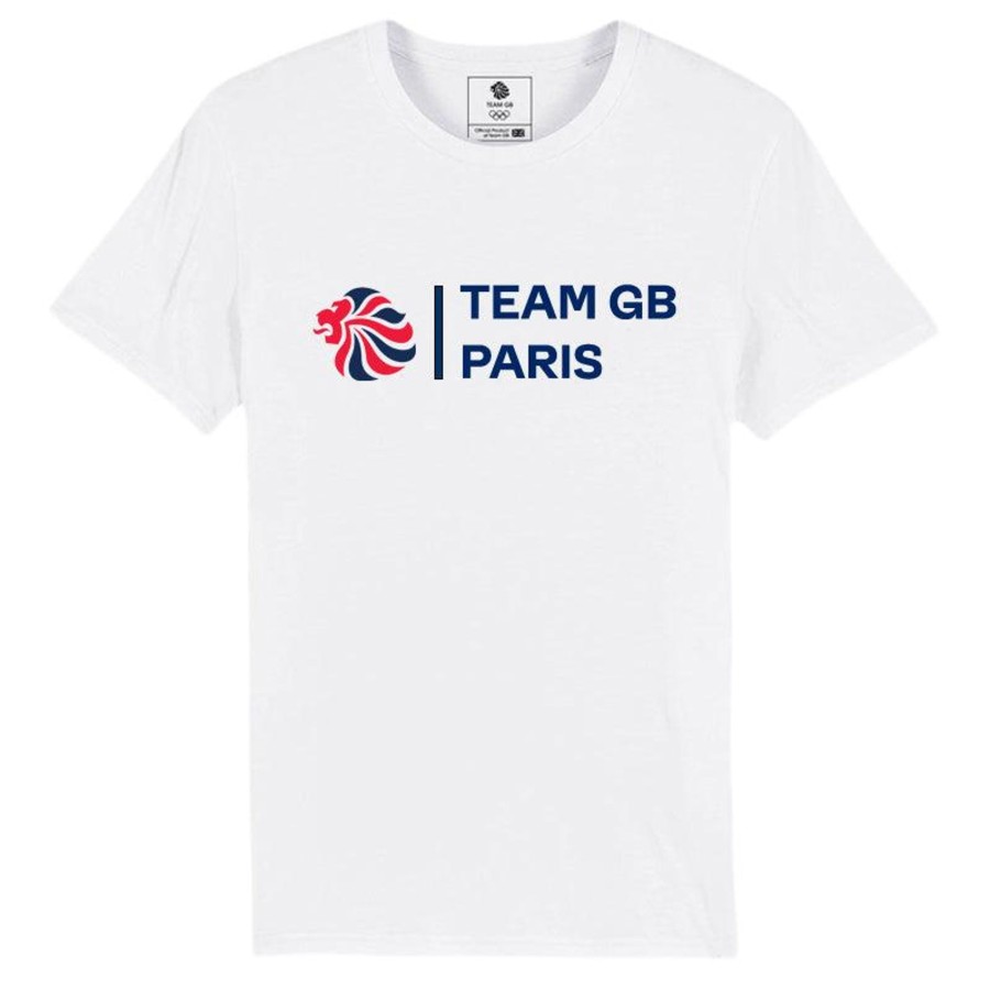 Casual Clothing Inkthreadable | Team Gb Paris Small Logo Men'S T-Shirt