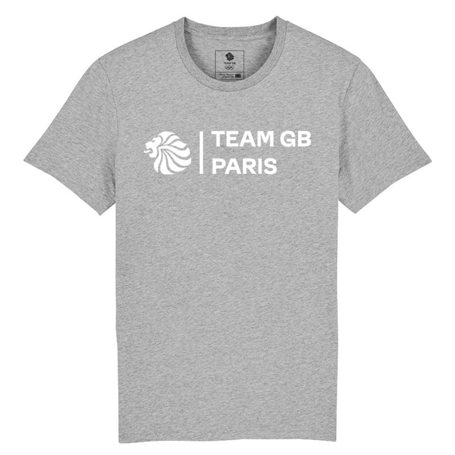 Casual Clothing Inkthreadable | Team Gb Paris Small Logo Men'S T-Shirt