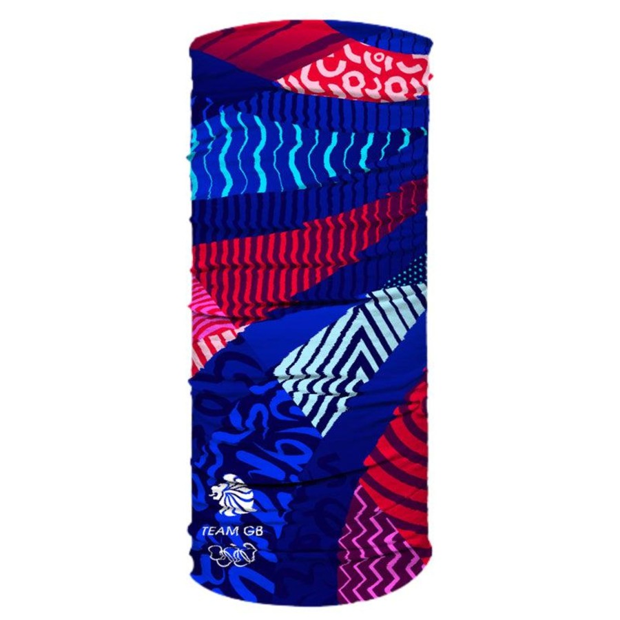 Active Clothing Inkthreadable | Team Gb Abstract Lion Print Neck Sleeve