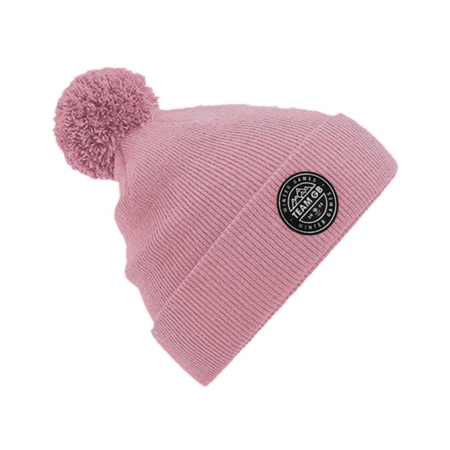 Active Clothing Frontline | Original Pom Pom Beanie | The Official Team Gb Shop Pink