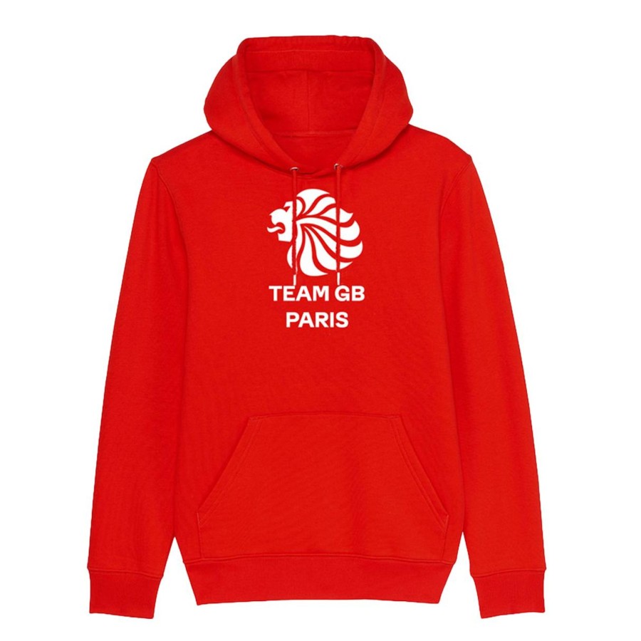 Casual Clothing Inkthreadable | Team Gb Paris Large Logo Hoodie