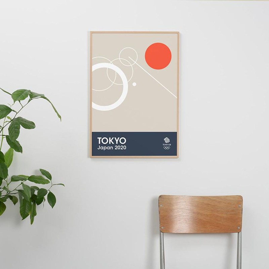 Accessories Tom Pigeon Ltd | Team Gb Tom Pigeon Tokyo Japan 2020 Print - Rowing