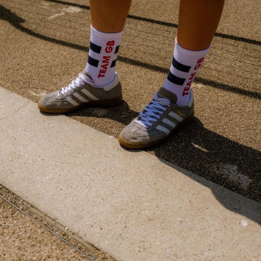 Active Clothing Exceptio | Team Gb Sport Sock White