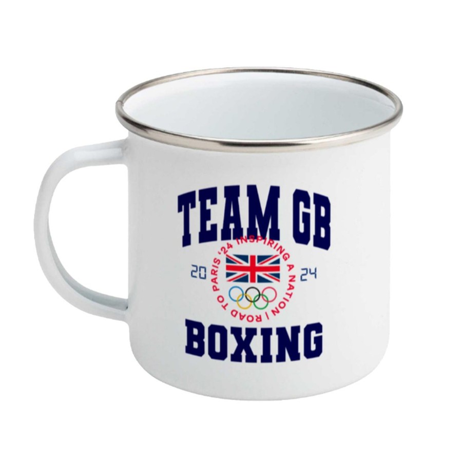 Accessories Inkthreadable | Team Gb Boxing Enamel Mug White