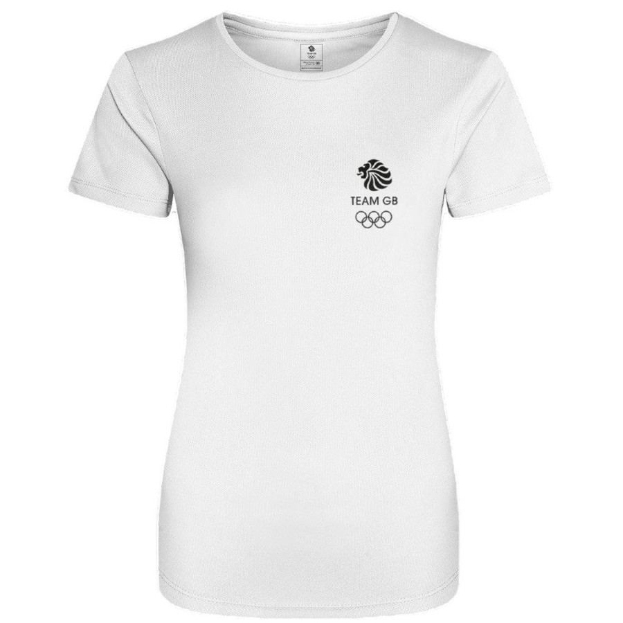 Active Clothing Inkthreadable | Everyday Active Women'S T-Shirt | The Official Team Gb Shop White