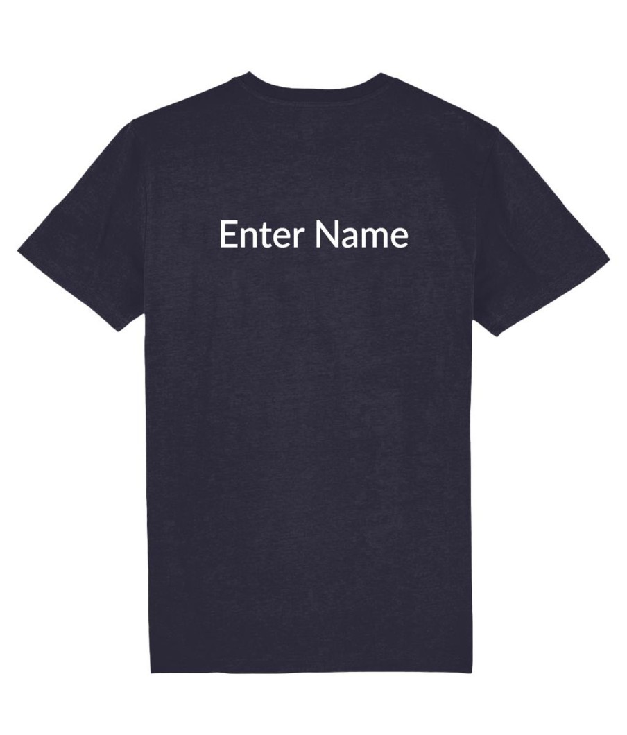 Casual Clothing Inkthreadable | Back Personalised Navy Logo T-Shirt French Navy