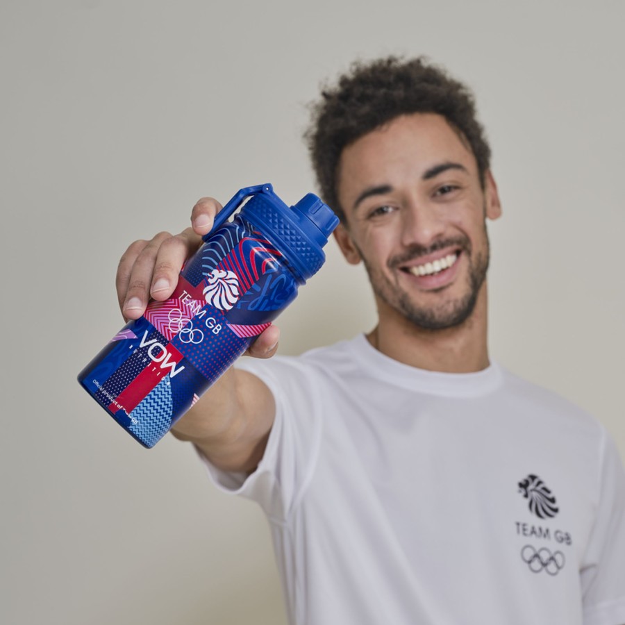 Accessories Vow | Team Gb Metal Water Bottle