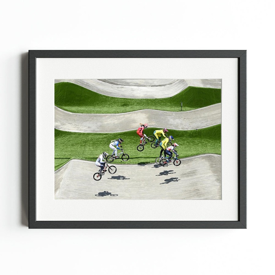 Accessories Team GB | Tokyo 2020 Women'S Bmx Racing Art Print | The Official Team Gb Online Shop