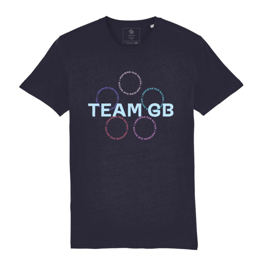 Casual Clothing Inkthreadable | Team Gb Freestyle T-Shirt Navy