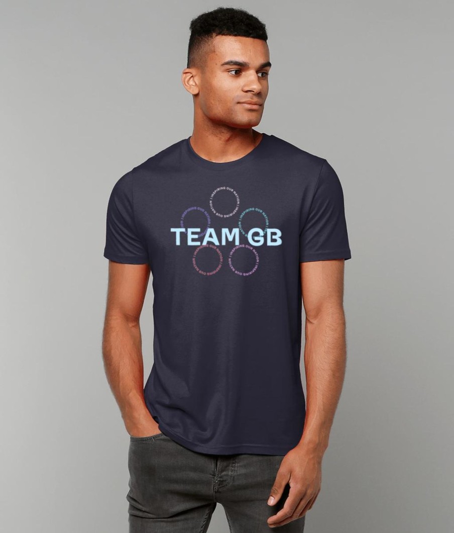 Casual Clothing Inkthreadable | Team Gb Freestyle T-Shirt Navy