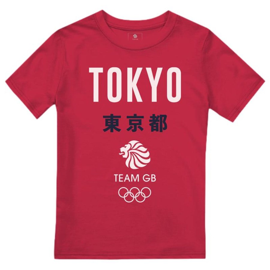 Casual Clothing Frontline | Kasai T-Shirt Kid'S | The Official Team Gb Shop Red