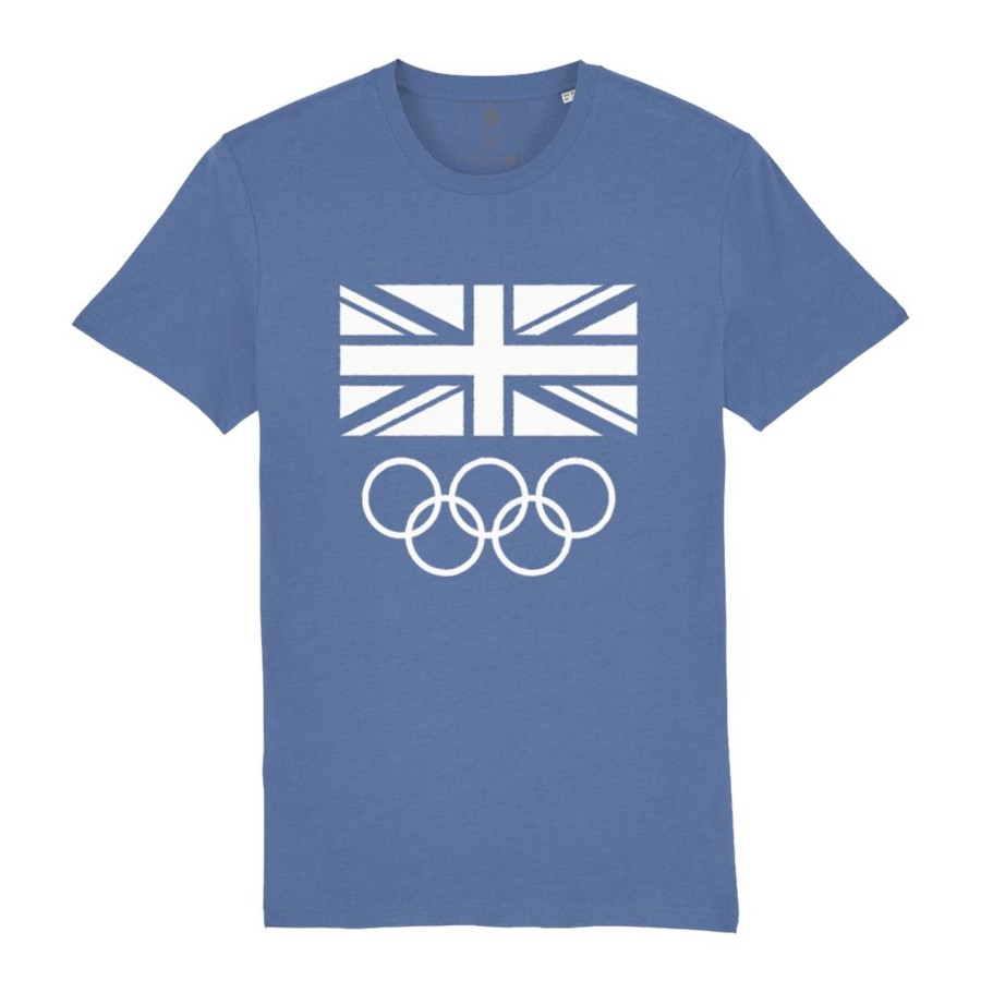 Casual Clothing Inkthreadable | Team Gb Large Union T-Shirt Bright Blue