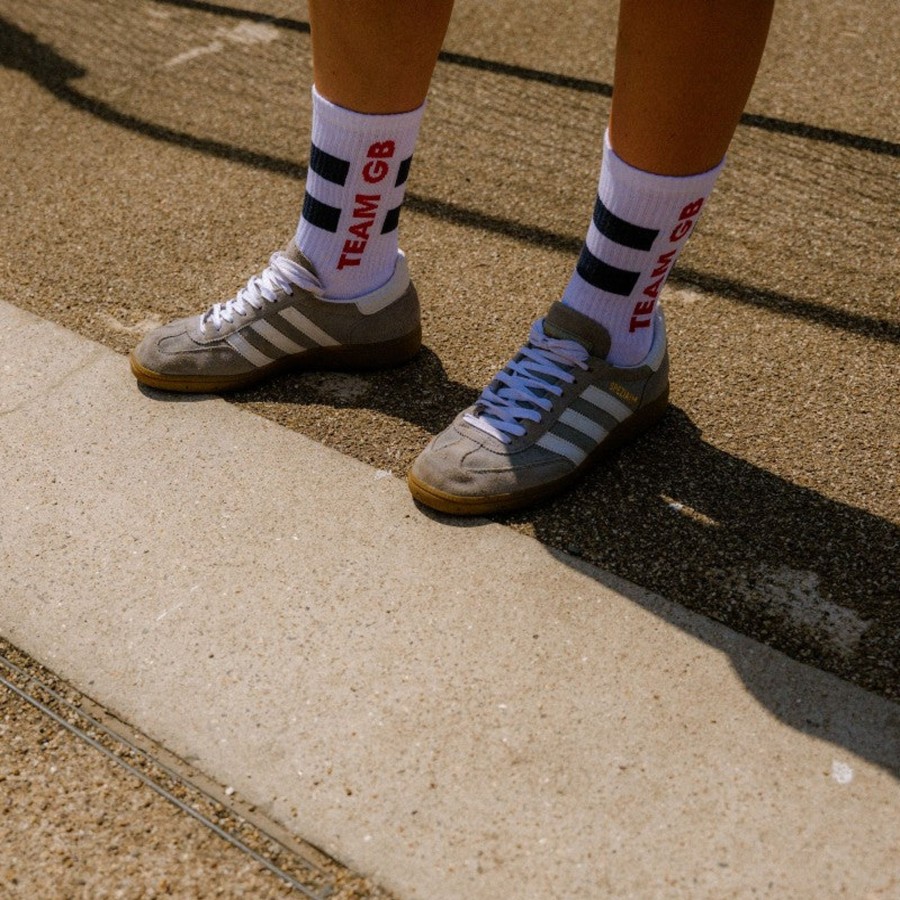 Casual Clothing Exceptio | Team Gb Sport Sock White