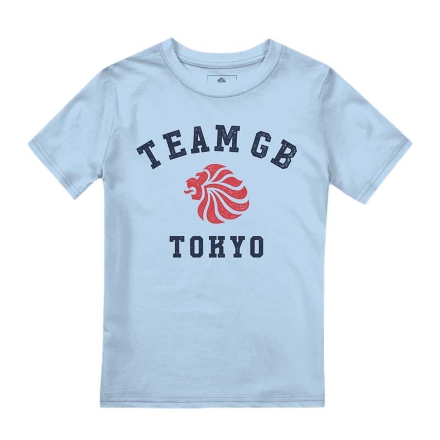 Casual Clothing Frontline | Team Gb Yoyogi T-Shirt Kid'S Sky Blue