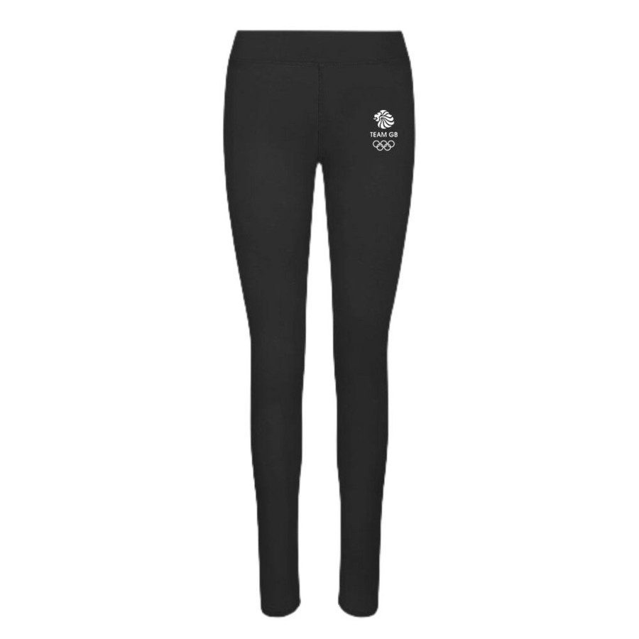 Active Clothing Inkthreadable | Team Gb Women'S Cool Tights - Black | The Official Team Gb Shop