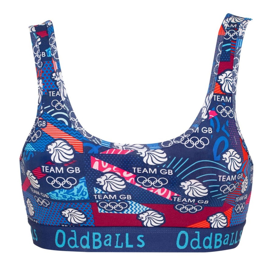 Casual Clothing Oddballs | Team Gb Women'S Bralette Navy