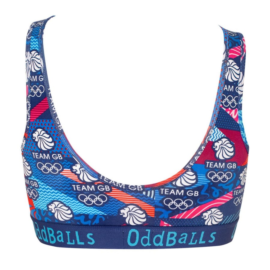 Casual Clothing Oddballs | Team Gb Women'S Bralette Navy