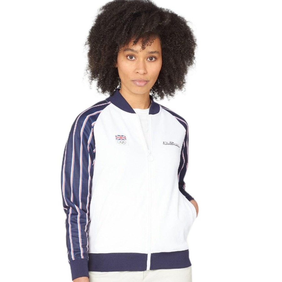 Active Clothing Ben Sherman | Ben Sherman Union Stripe Bomber | The Official Team Gb Shop