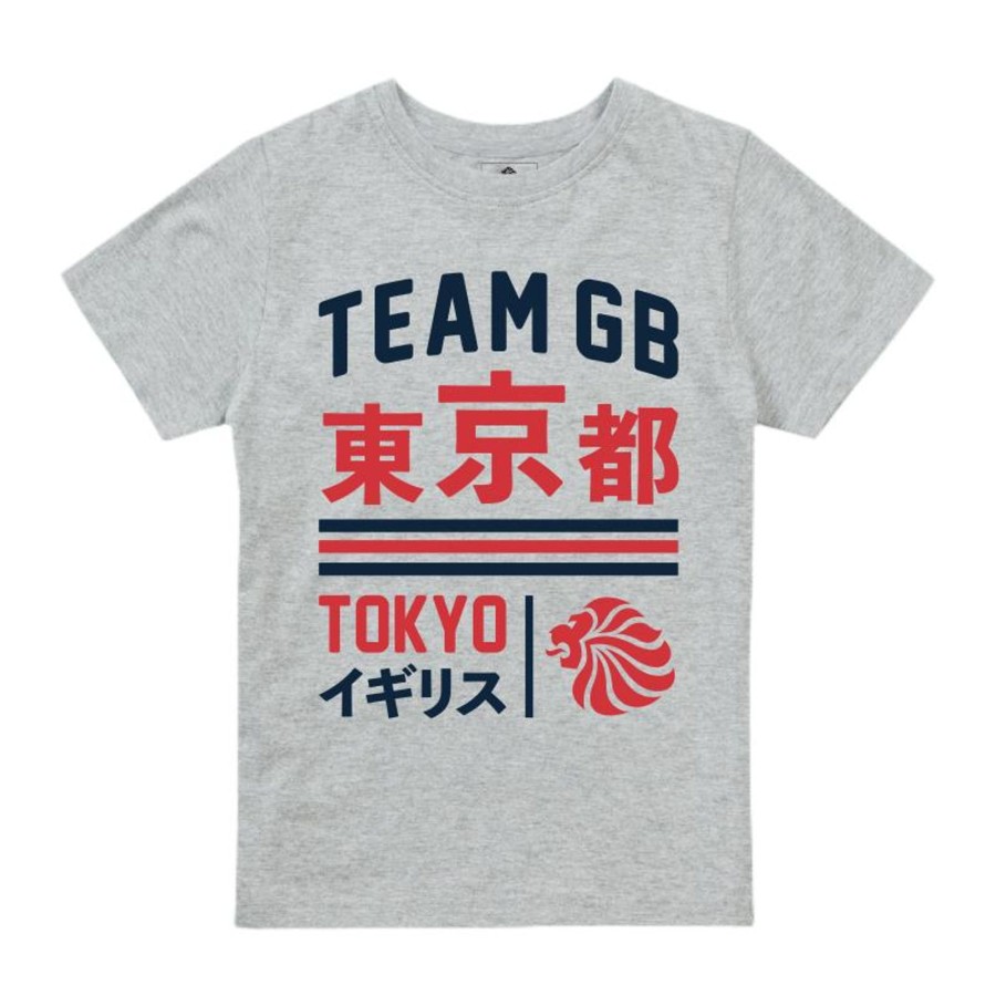 Casual Clothing Frontline | Team Gb Ariake T-Shirt Kids Grey