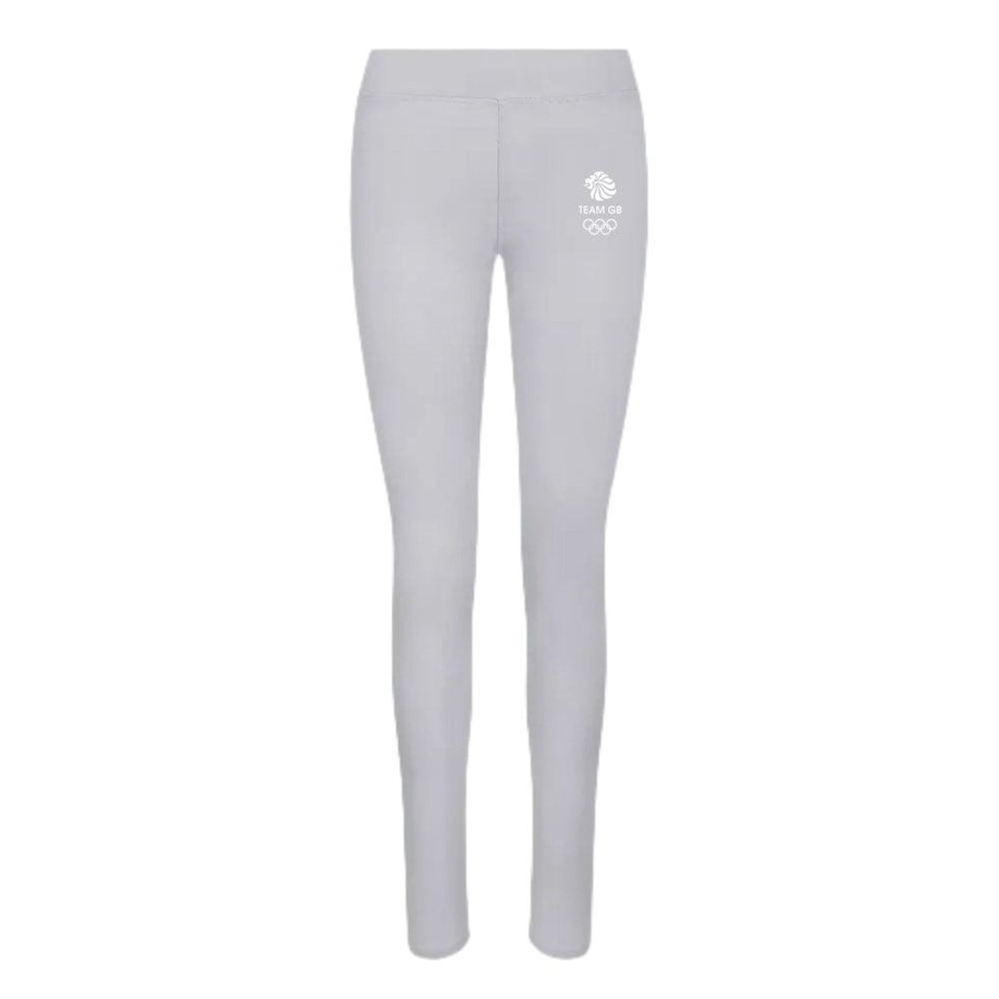 Active Clothing Inkthreadable | Everyday Active Women'S Tights | The Official Team Gb Shop Grey