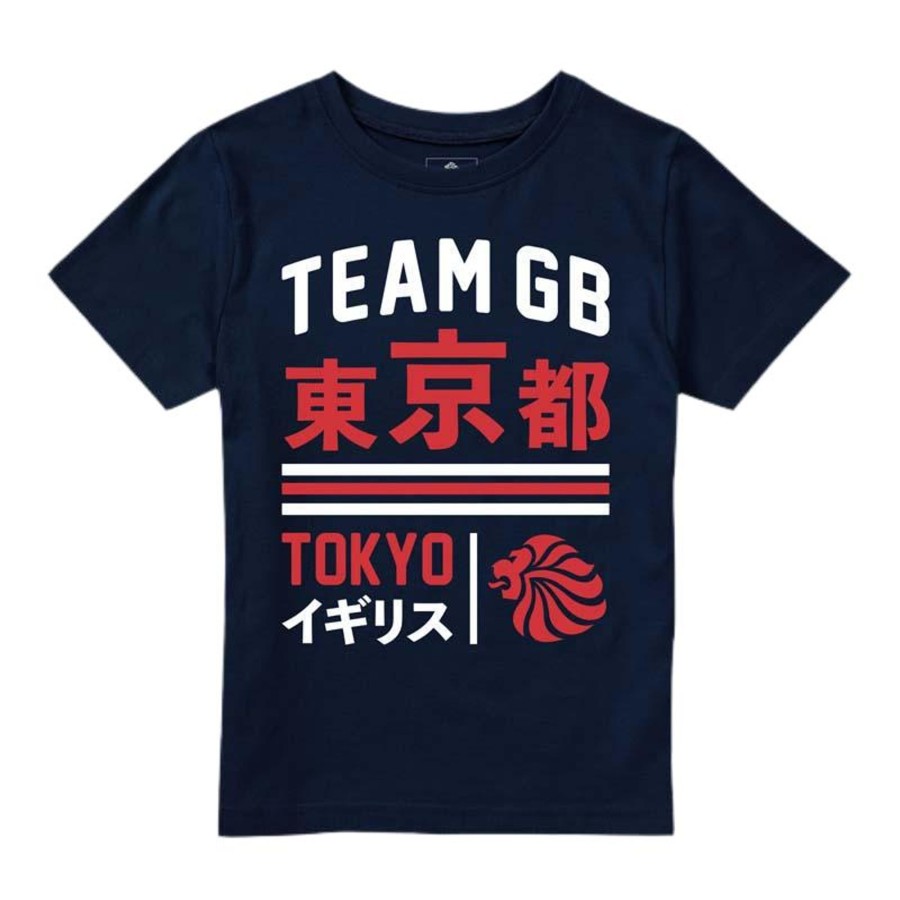 Casual Clothing Frontline | Team Gb Ariake T-Shirt Kids Navy