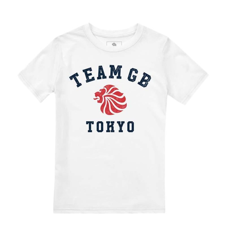 Casual Clothing Frontline | Team Gb Yoyogi T-Shirt Kid'S White