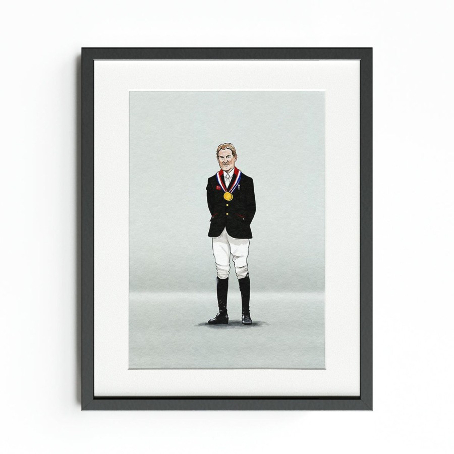 Accessories Team GB | Illustrated Nick Skelton Art Print | The Official Team Gb Online Shop